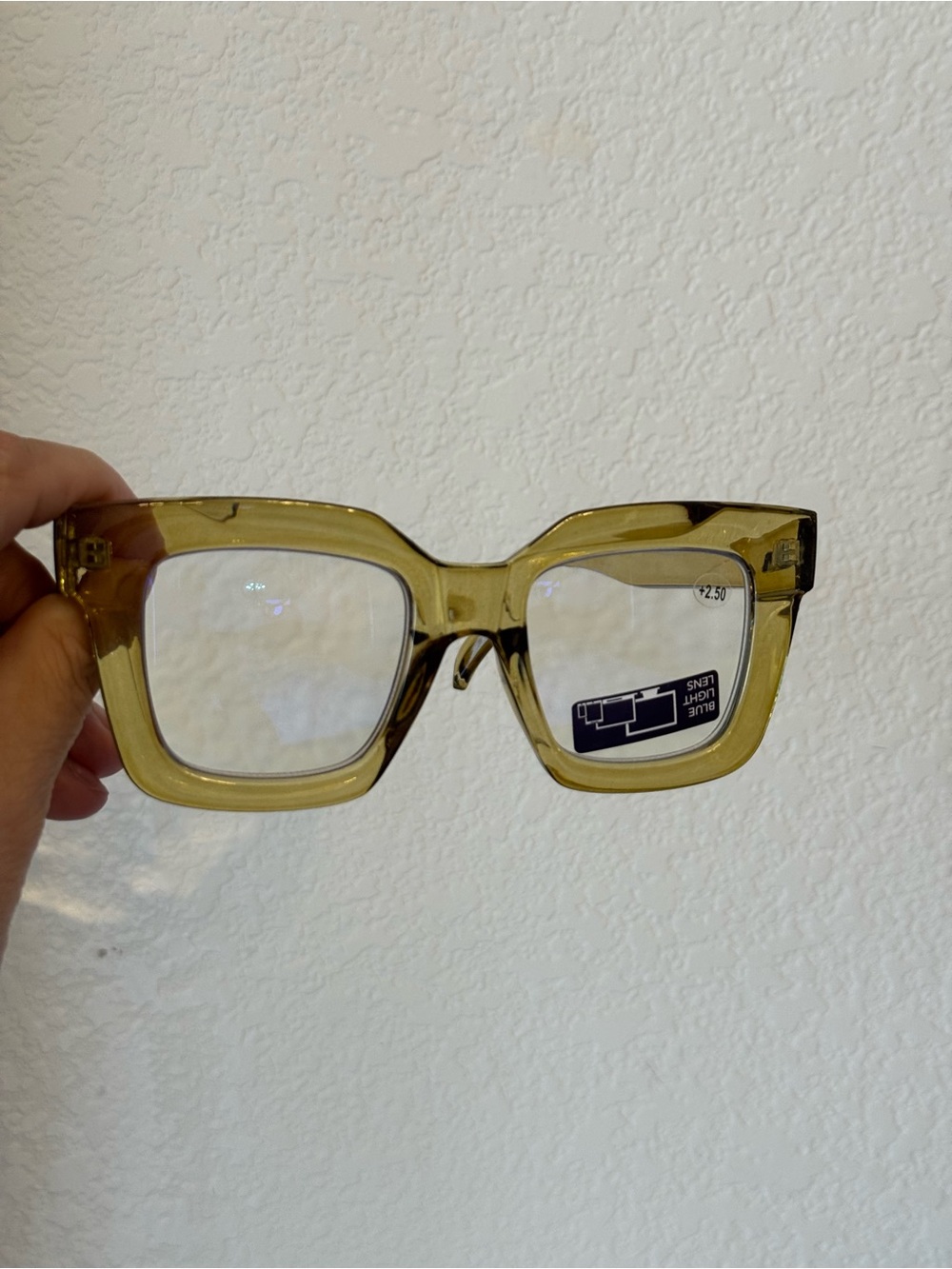 Fifth & ninth green Oversized Square Blue-Light Glasses 
No +2.5 - Picture 10 of 13